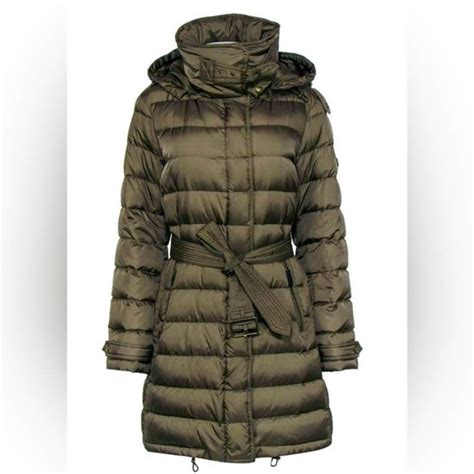 burberry winterleigh belted down coat|Burberry Belted Down Coat .